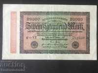 Germany 20000 Mark 1923 Reichsbank Pick 85b QYZ