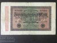Germania 20000 Mark 1923 Reichsbank Pick 85b TOC