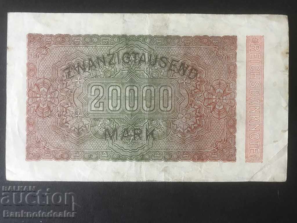 Germany 20000 Mark 1923 Reichsbank Pick 85b AMV with price 3.00 BGN | € 1.53 Germany 20000 Mark 1923 Reichsbank Pick 85b AMV with price 3.00 BGN | € 1.53