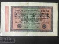 Germany 20000 Mark 1923 Reichsbank Pick 85bBXB