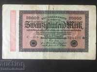 Γερμανία 20000 Mark 1923 Reichsbank Pick 85b CEO