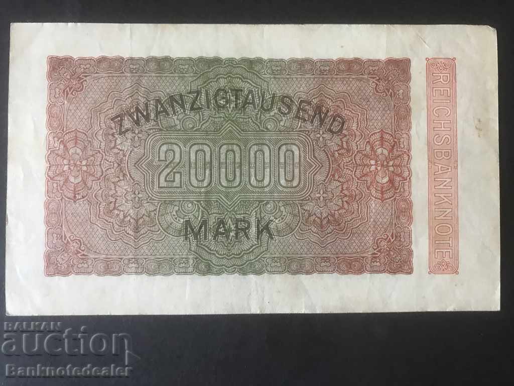 Germany 20000 Mark 1923 Reichsbank Pick 85b GMV with price 3.00 BGN | € 1.53 Germany 20000 Mark 1923 Reichsbank Pick 85b GMV with price 3.00 BGN | € 1.53