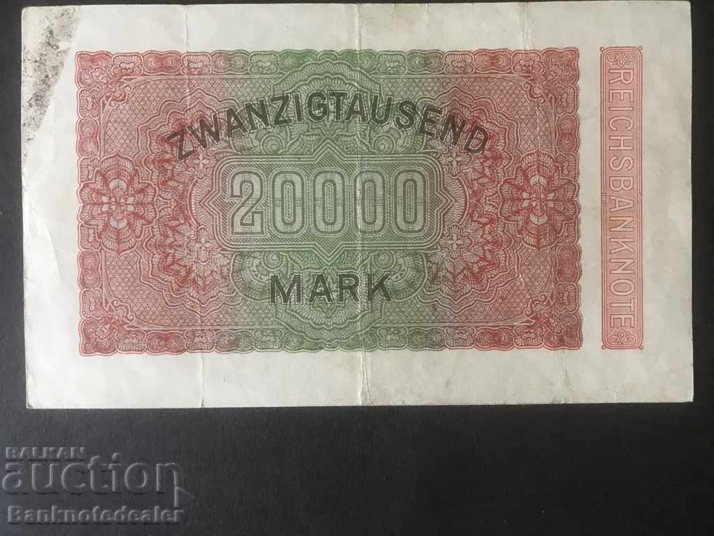 Germany 20000 Mark 1923 Reichsbank Pick 85b KDK with price 5.00 BGN | € 2.56