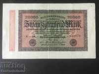 Germany 20000 Mark 1923 Reichsbank Pick 85b KDK