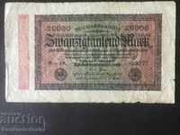 Germany 20000 Mark 1923 Reichsbank Pick 85b RDK