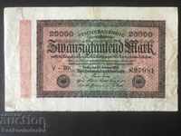 Germany 20000 Mark 1923 Reichsbank Pick 85b VBK