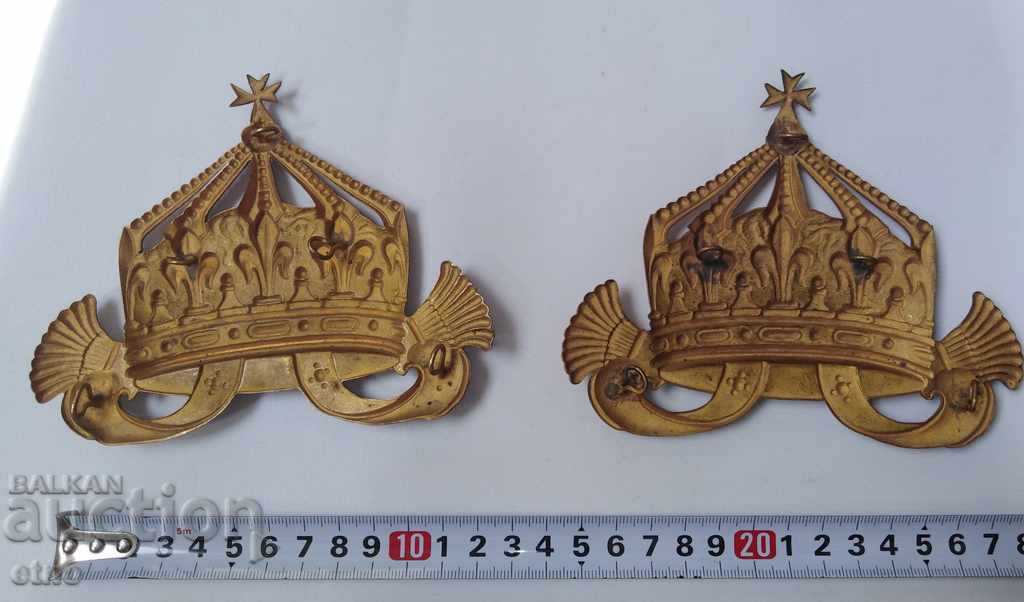 SET OF AUTHENTIC ROYAL CROWNS-HANGERS FOR VALTRAP with price 1490.00 BGN | € 761.82 SET OF AUTHENTIC ROYAL CROWNS-HANGERS FOR VALTRAP with price 1490.00 BGN | € 761.82