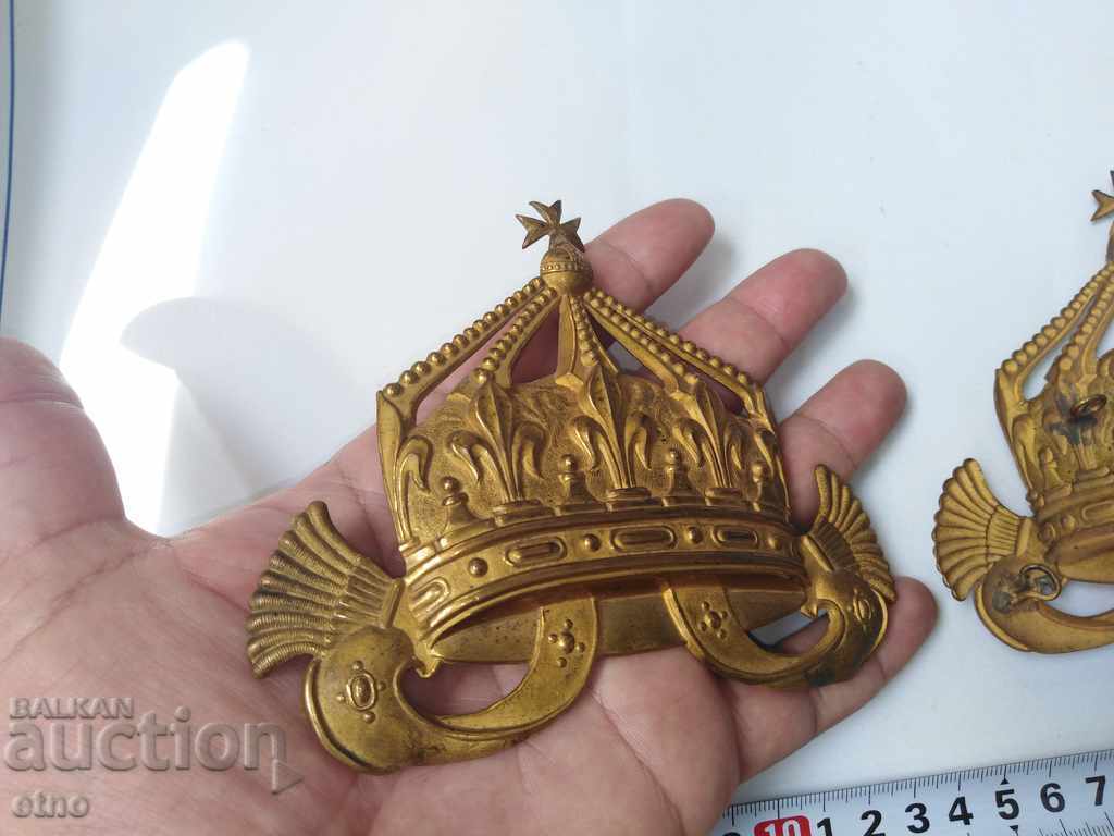 Auction SET OF AUTHENTIC ROYAL CROWNS-HANGERS FOR VALTRAP Auction SET OF AUTHENTIC ROYAL CROWNS-HANGERS FOR VALTRAP