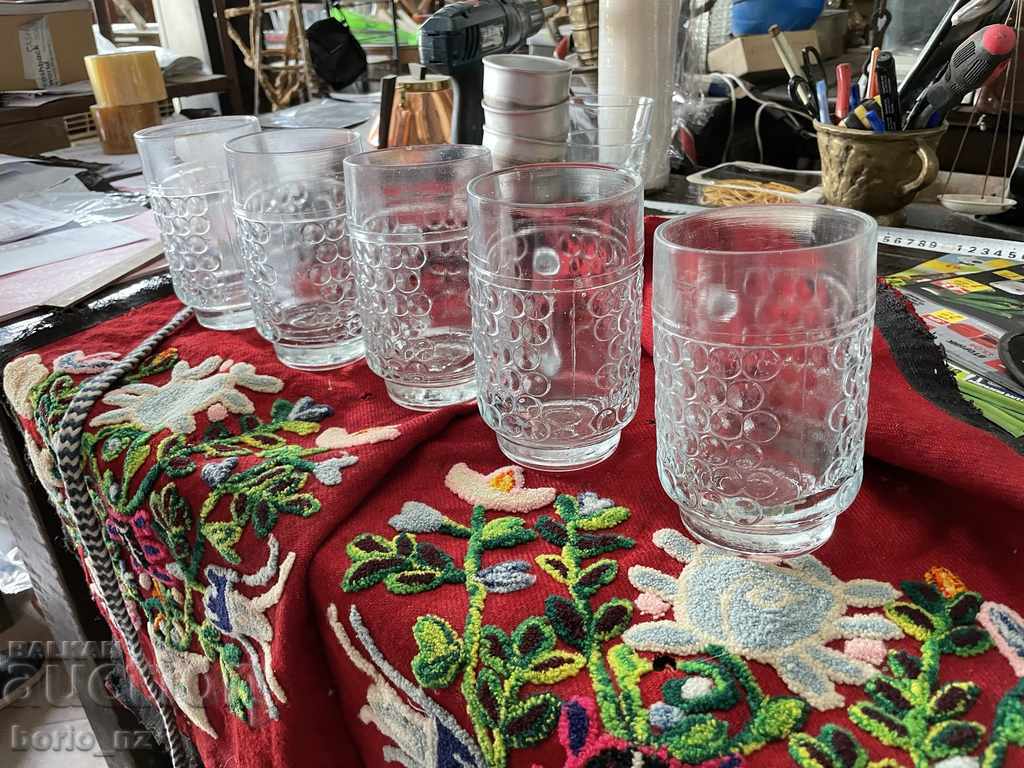 10661. SERVICE BEER GLASSES SOLID GLASS with price 12.00 BGN | € 6.14 10661. SERVICE BEER GLASSES SOLID GLASS with price 12.00 BGN | € 6.14