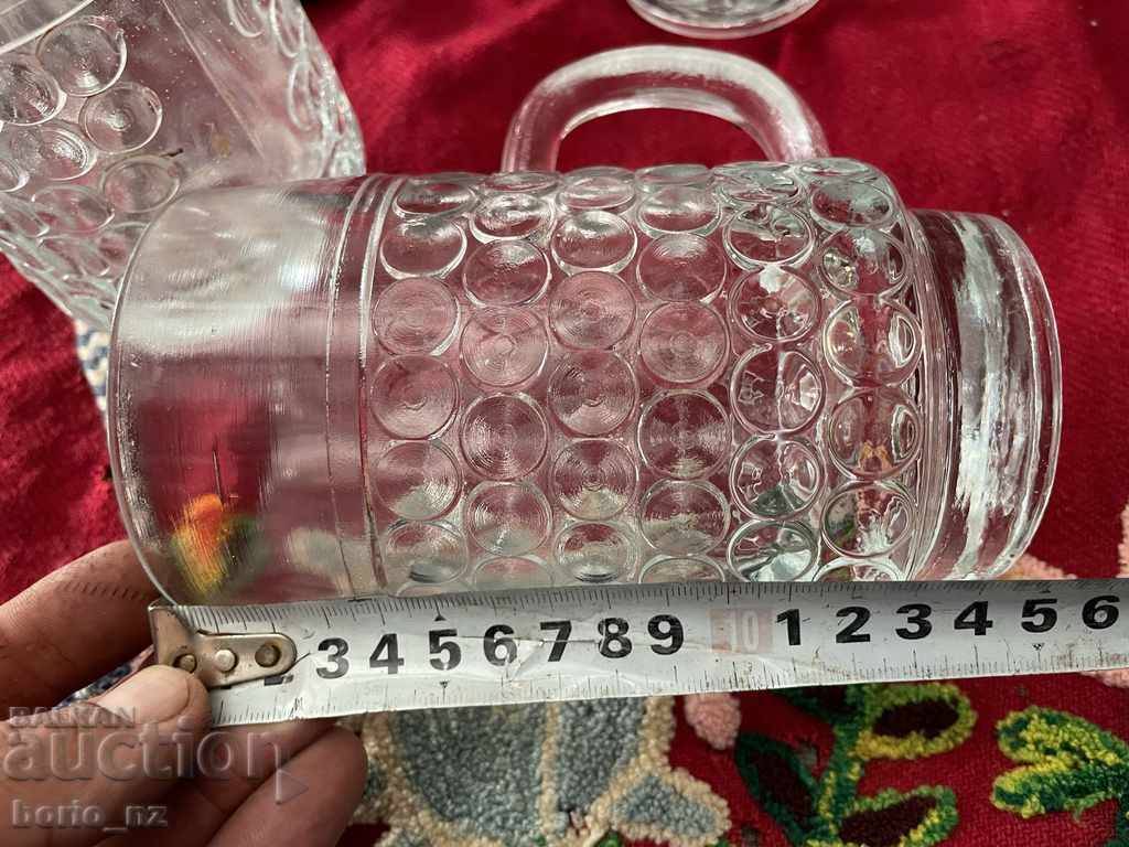 10661. SERVICE BEER GLASSES SOLID GLASS - 6 10661. SERVICE BEER GLASSES SOLID GLASS - 6