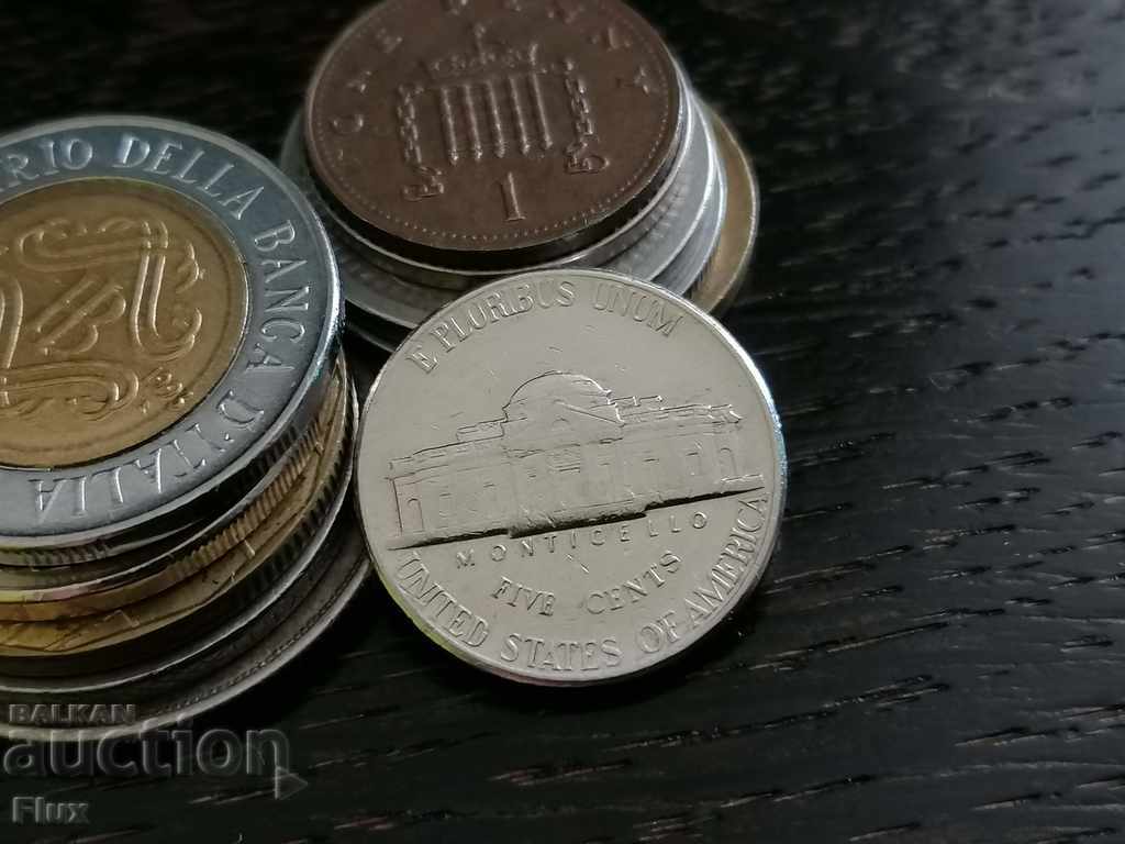 Νόμισμα - ΗΠΑ - 5 λεπτά 1991