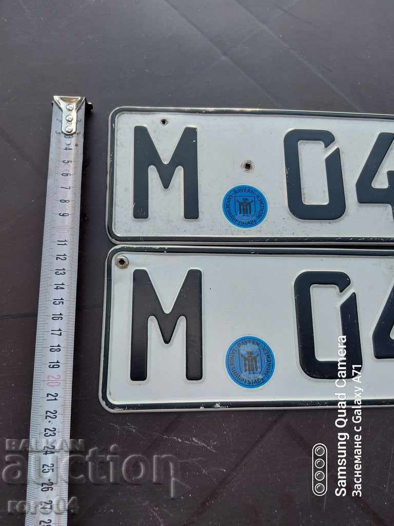 РЕГИСТРАЦИОНИ НОМЕРА / ТАБЕЛИ - 5 РЕГИСТРАЦИОНИ НОМЕРА / ТАБЕЛИ - 5