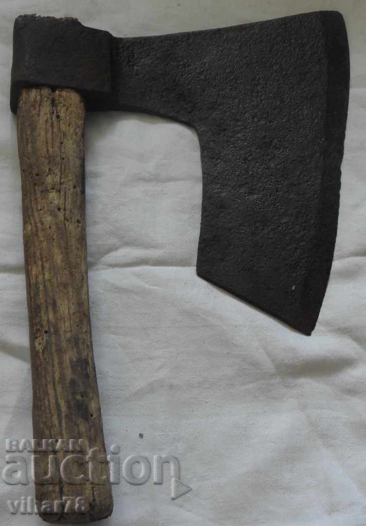 antique hand forged curve ax CURVED