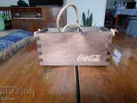 Old bottle box Coca Cola, Coca Cola