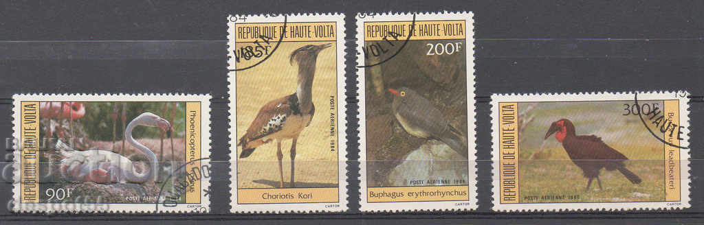 1984. Upper Volta. Airmail - Birds.