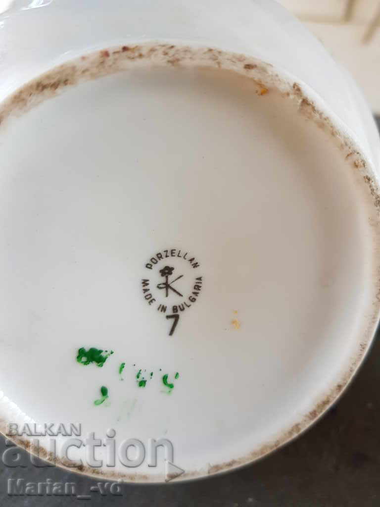 Παράδοση Βουλγαρική παλιά κανάτα από πορσελάνη Παράδοση Βουλγαρική παλιά κανάτα από πορσελάνη