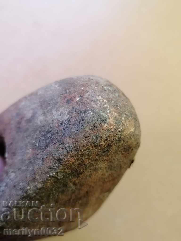 An old stone hammer, a tool, a kink - 5 An old stone hammer, a tool, a kink - 5