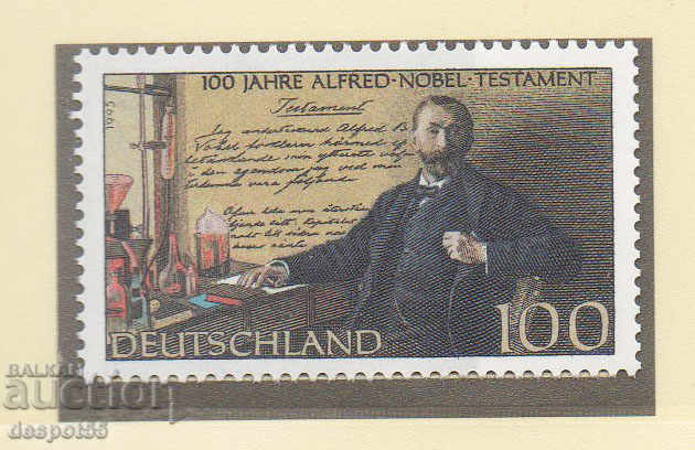 1995. GFR. 100th anniversary of the will of Alfred Nobel.