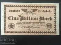 Germany Reichsbahn 1 Million Mark Berlin 1923 Ref 7251