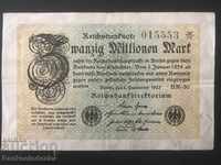 Germania 20 Millionen Mark 1923 Pick 108c Ref 5553