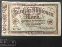 Germany 50 Millionen Mark 1923 Ref 09103