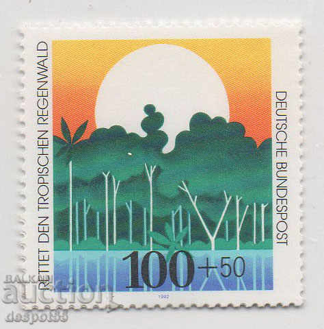 1992. Germania. Protejarea pădurilor tropicale tropicale.