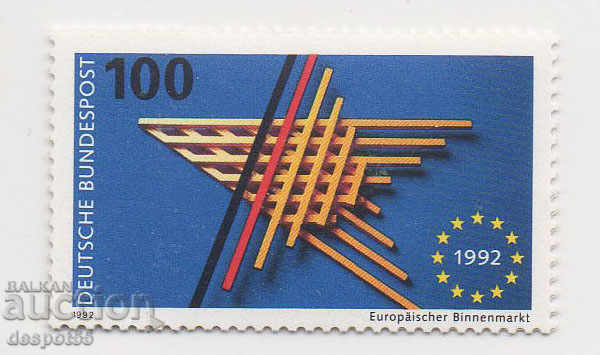 1992. Германия. Вътрешният пазар на Европейския съюз '92.