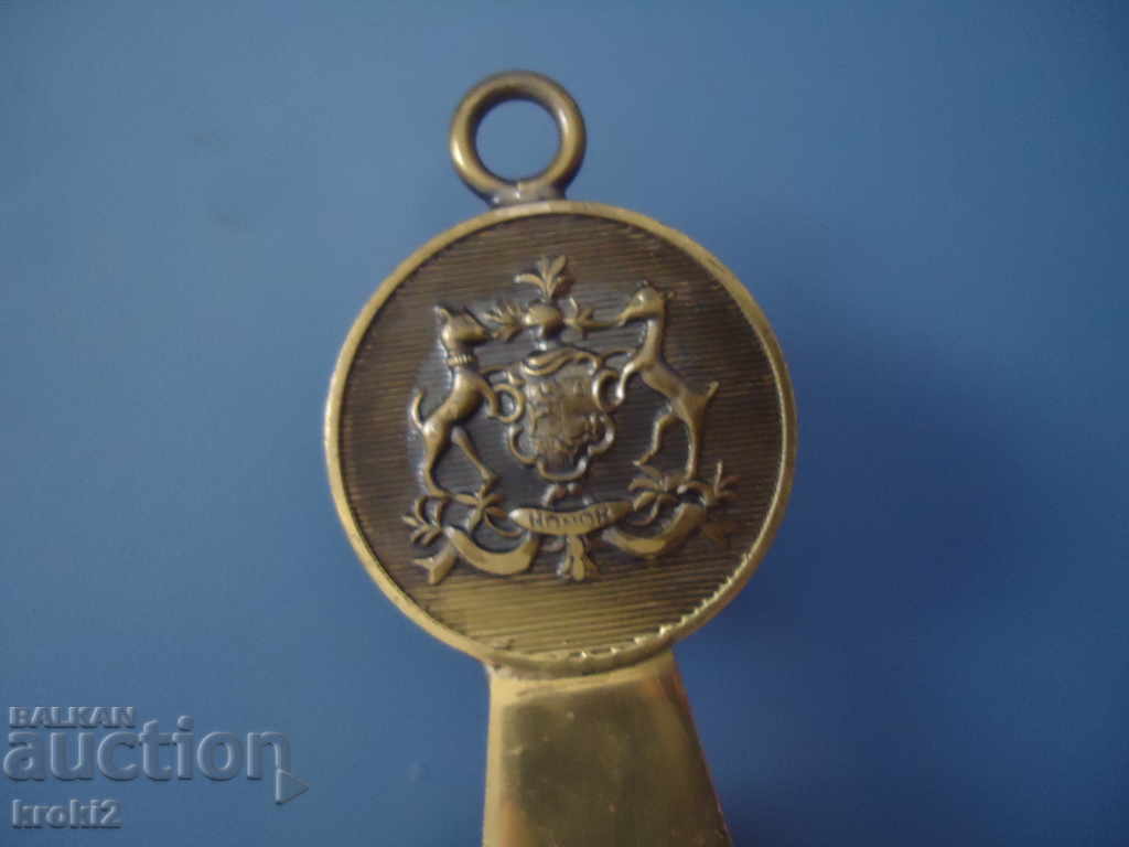 Μεγάλο ορειχάλκινο ανοιχτήρι μπουκαλιών Ιταλίας - 5