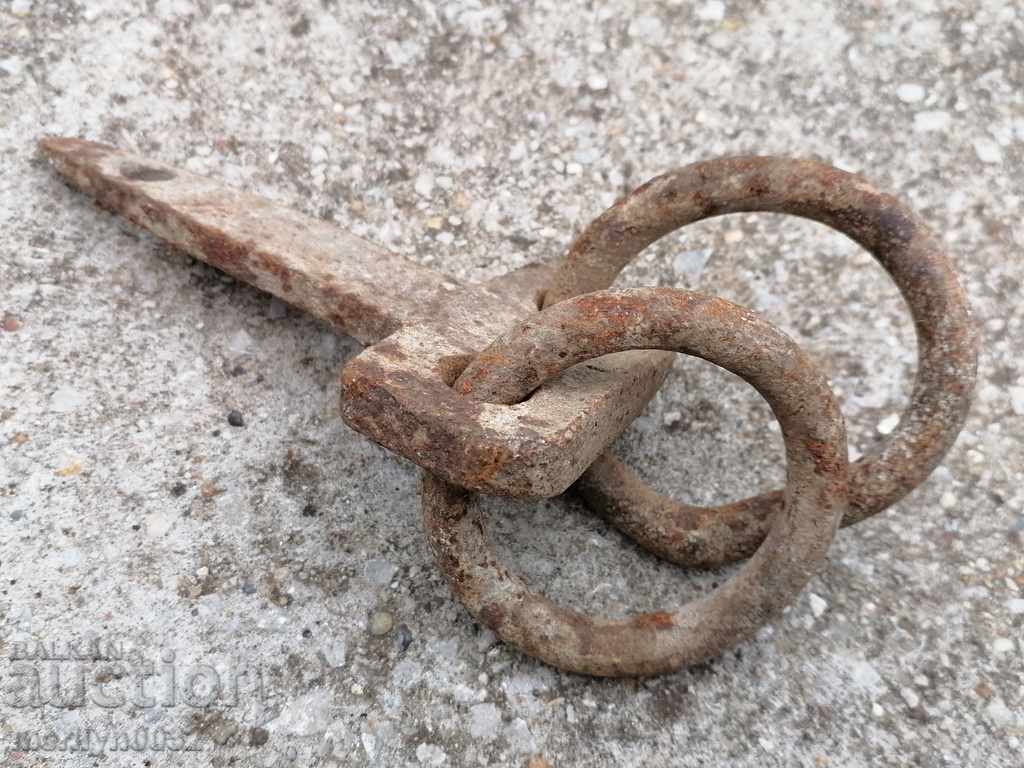 Metal rings, wrought iron for a wagon - 5 Metal rings, wrought iron for a wagon - 5