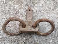 Metal rings, wrought iron for a wagon