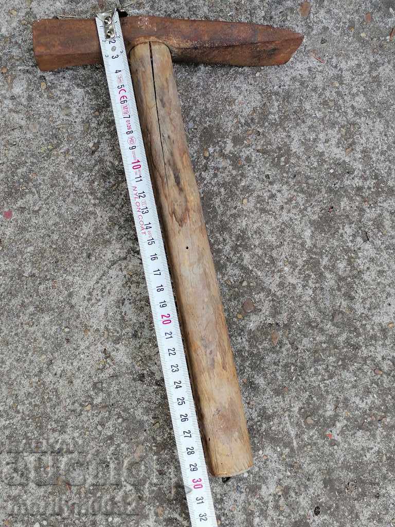 Βουλγαρική παλιό εργαλείο εργαλείο σφυρί κτίστη σφυρήλατο σίδερο - 6 Βουλγαρική παλιό εργαλείο εργαλείο σφυρί κτίστη σφυρήλατο σίδερο - 6