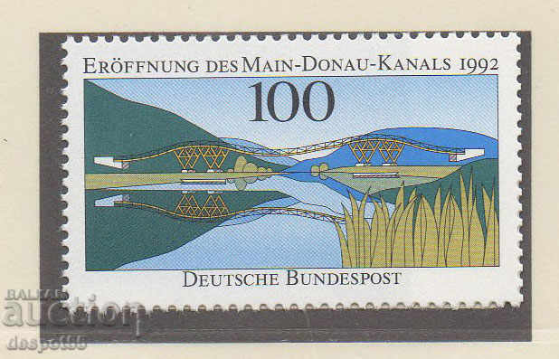 1992. Germany. The opening of the Main-Danube canal.
