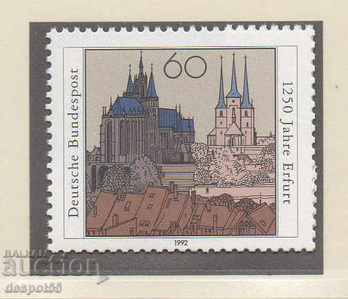 1992. Germany. 1250th anniversary of the city of Erfurt.