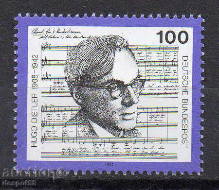 1992. FGR. Hugo Distler (1908-1942), compozitor și interpret