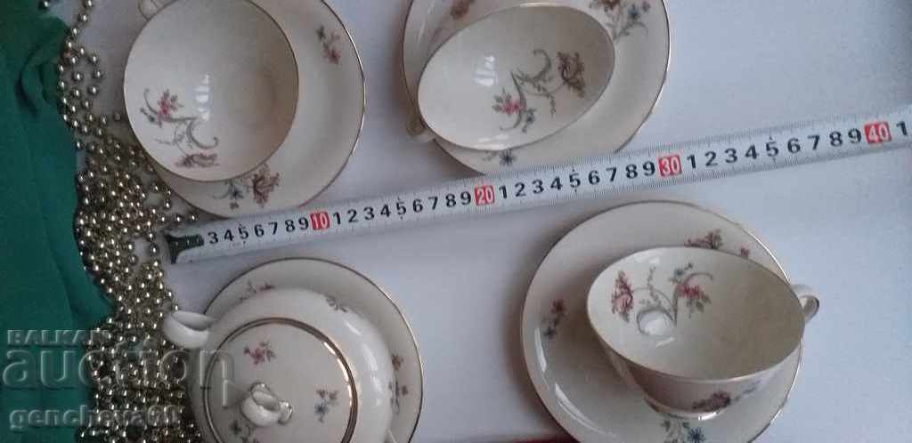 Beautiful teacups and sugar bowl BAVARIA/marked with price 65.00 BGN | € 33.23 Beautiful teacups and sugar bowl BAVARIA/marked with price 65.00 BGN | € 33.23