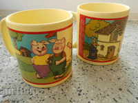 Advertising cups with motifs, 2 pieces 19.09.2021