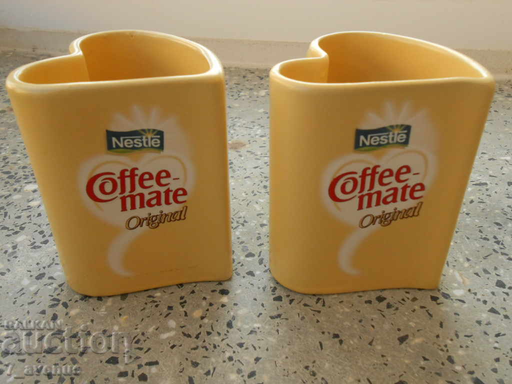 Advertising cups heart-shaped, 2 pieces 19.09.2021 - 5 Advertising cups heart-shaped, 2 pieces 19.09.2021 - 5