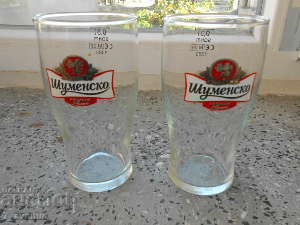 Delivery of Advertising glasses, Shumen beer, 2 pieces 19.09.2021