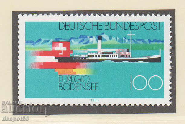 1993. GFR. Cooperare pentru Bodensee (Lacul Constance).