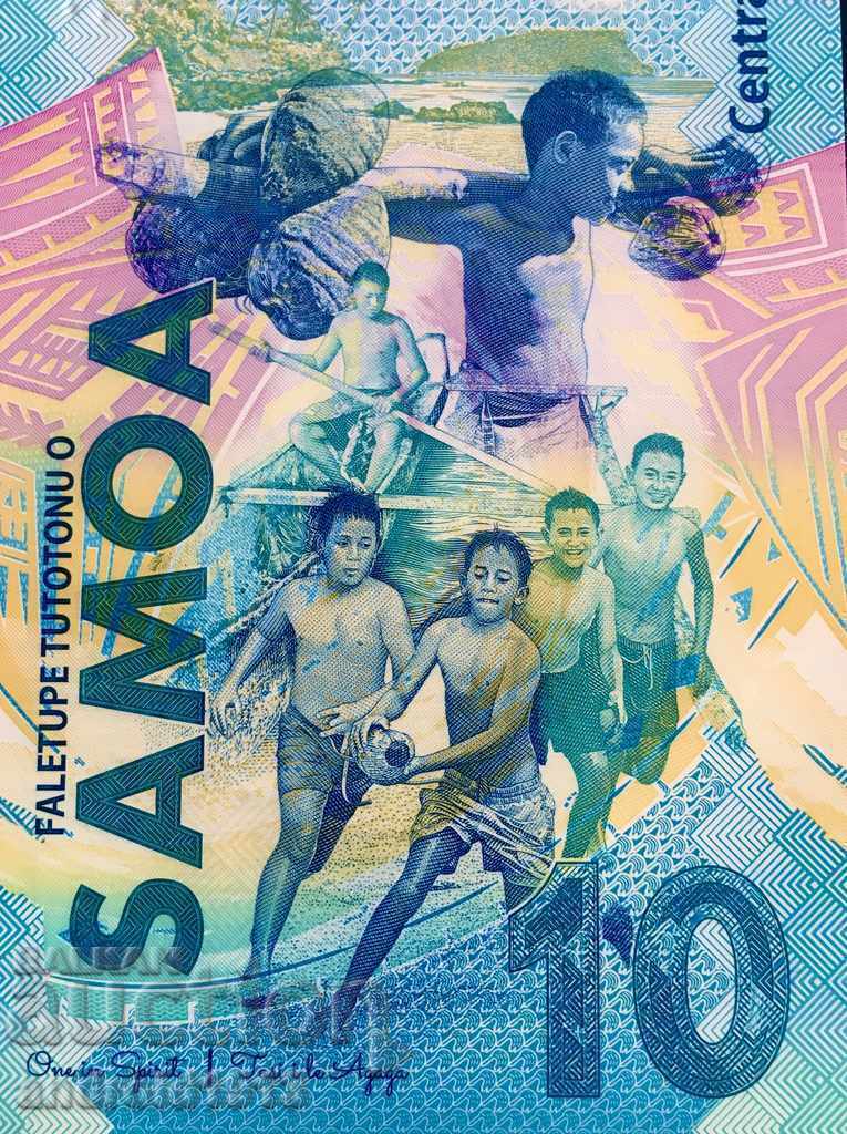 SAMOA - 10 Tala 2019, P-NEW, UNC, ANIVERSARE