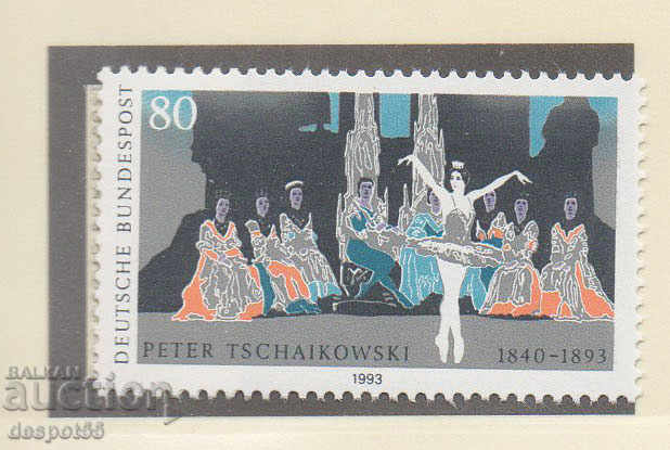 1993. ГФР. 100 год. от смъртта на Чайковски, композитор.