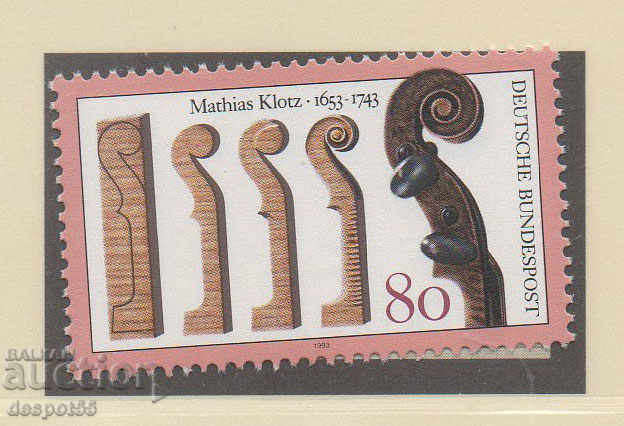 1993. GFR. 250 de ani de la moartea lui Matthias Klotz, instrumentist