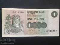 Scoția Clydesdale Bank 1 Pound 1980 Pick 204c Ref 6370 Unc