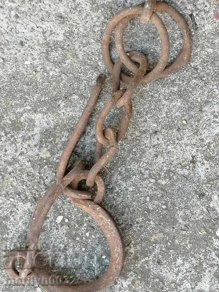 Hand forged buckles, shackles, chain, wrought iron with price 46.00 BGN | € 23.52 Hand forged buckles, shackles, chain, wrought iron with price 46.00 BGN | € 23.52