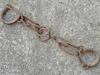 Hand forged buckles, shackles, chain, wrought iron