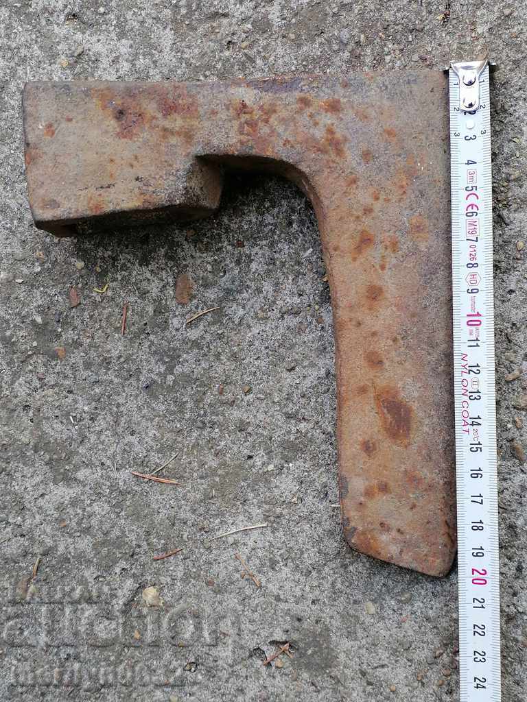 Old ax ax ax without a scraper wrought iron blade - 5 Old ax ax ax without a scraper wrought iron blade - 5
