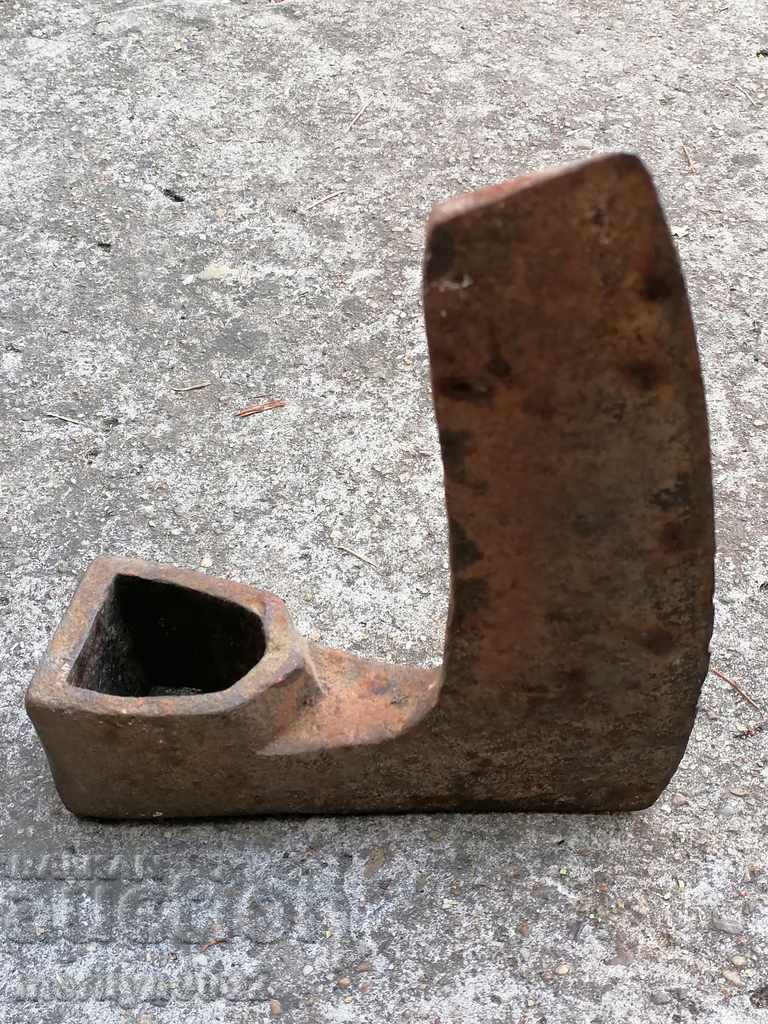 Old ax ax ax without a scraper wrought iron blade - 6 Old ax ax ax without a scraper wrought iron blade - 6