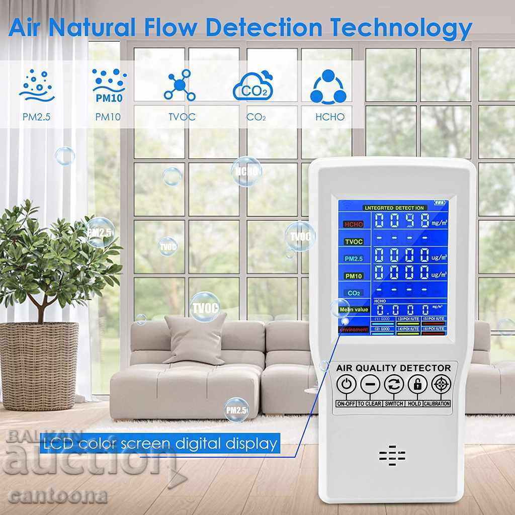 Auction  Air quality monitor for CO2, TVOC, PM2.5 / PM10