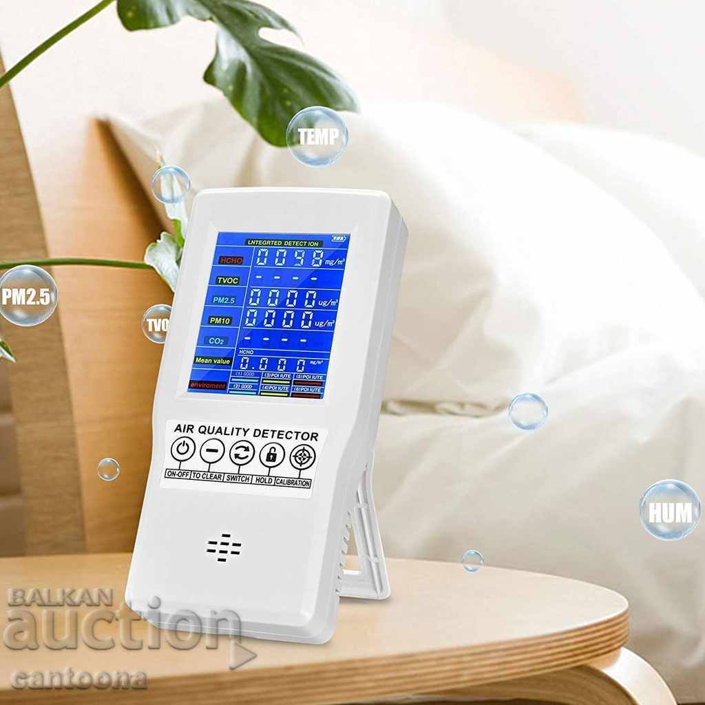 Delivery of Air quality monitor for CO2, TVOC, PM2.5 / PM10