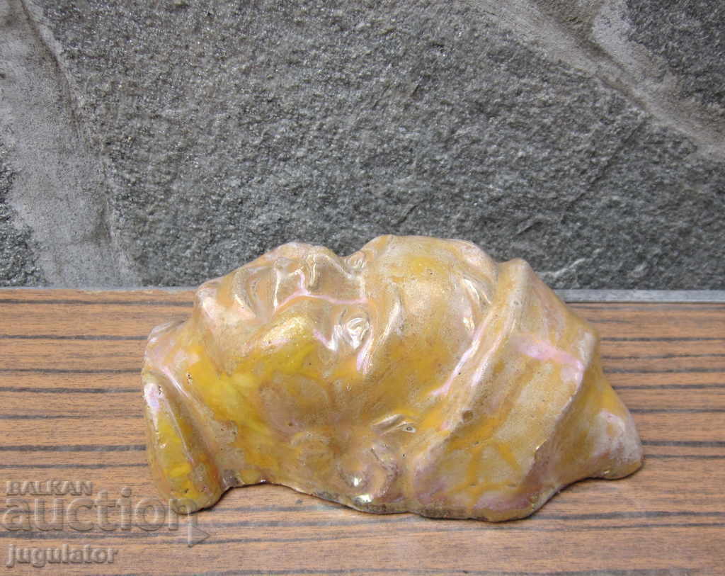 Δημοπρασία παλιά αντίκα βουλγαρική λαϊκή κεραμική μάσκα τοίχου Δημοπρασία παλιά αντίκα βουλγαρική λαϊκή κεραμική μάσκα τοίχου